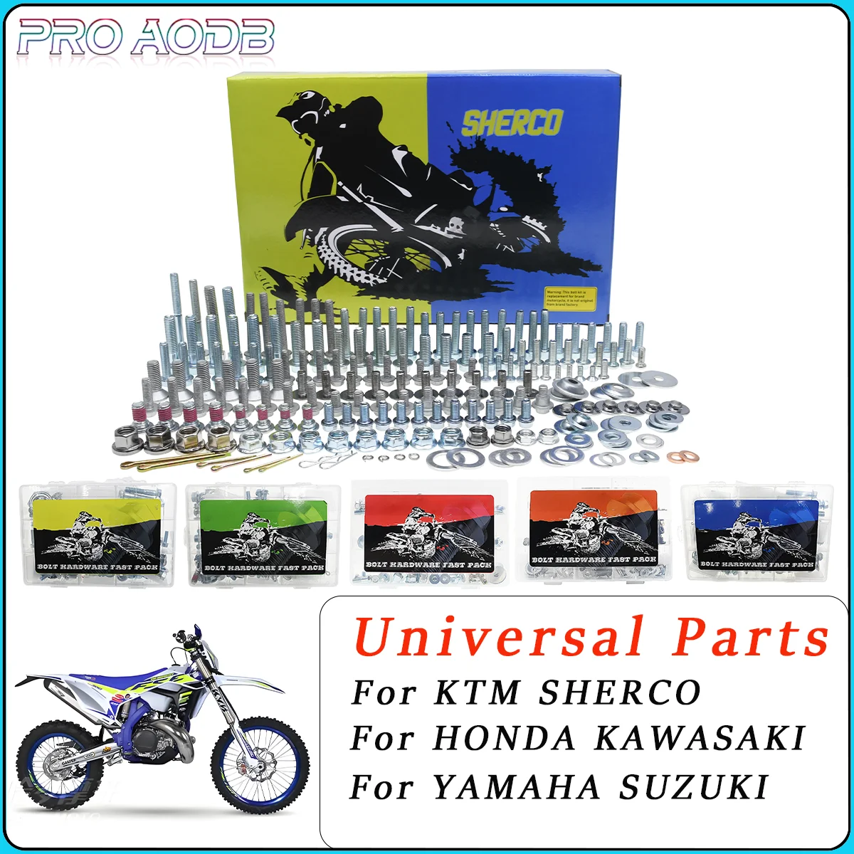 

Motorcycles Dirt Bike parts Fairing mudguard bolt kiti For SHERCO SER SE-Factory SEF-R SEF-Factory 125 250 300 350 500 2013-2024