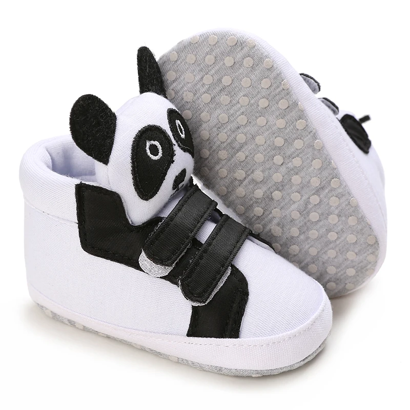 Spring and Autumn Baby Shoes Men's and Women's Baby Shoes 0-1 Year Old Soft Bottom Cartoon Middle Step Sneakers
