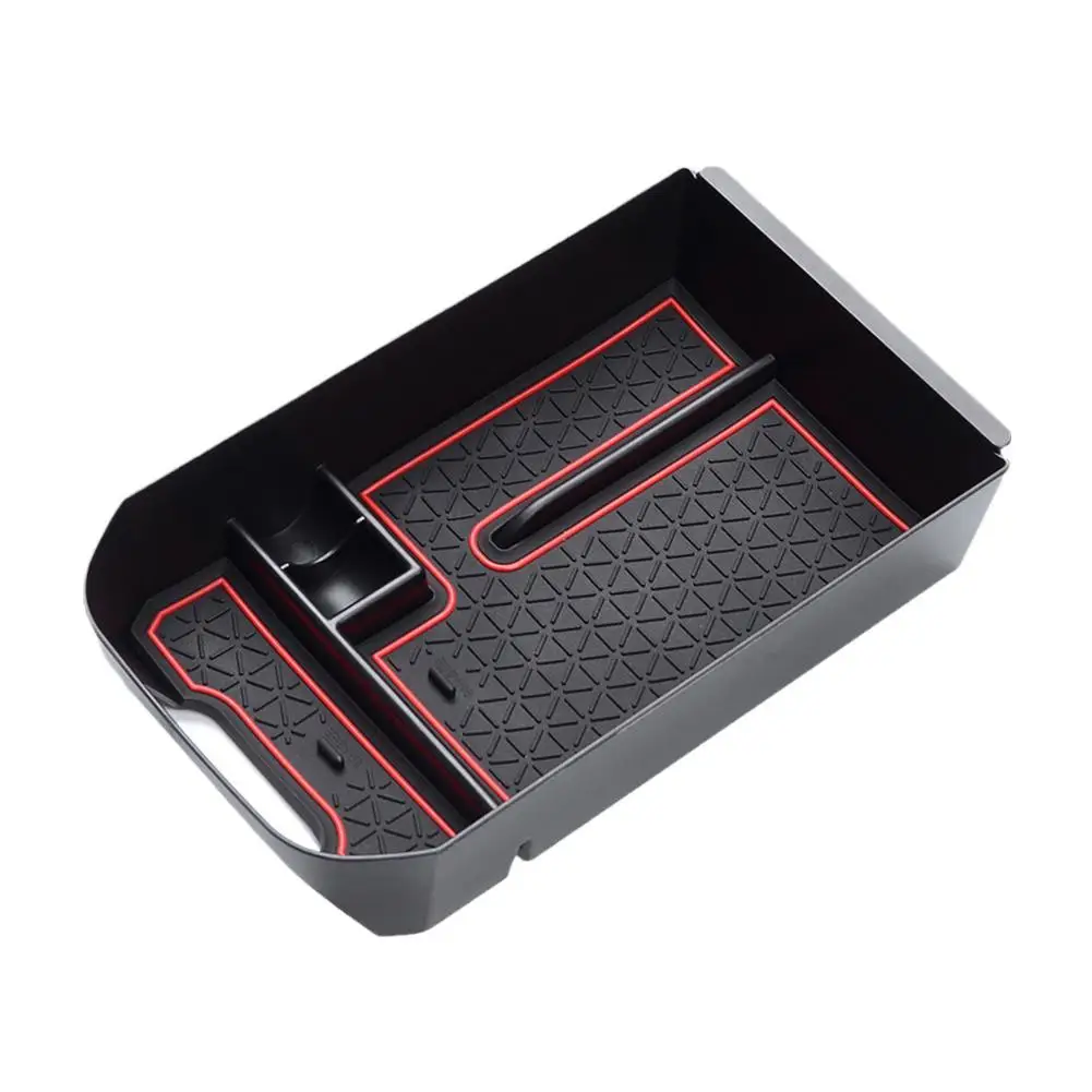 Caja de almacenamiento para reposabrazos Central de coche, organizador de consola Central impermeable, bandeja para Toyota RAV4 2019-2023, accesorios interiores para automóviles