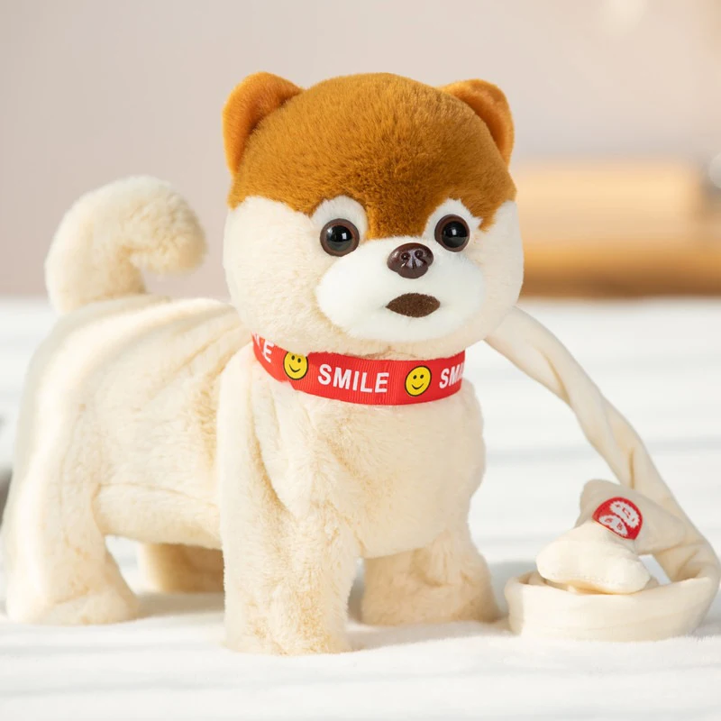 Children's Electric Plush Toy Dog Interactive Dog Electronic Toys Plush Puppy Walk Bark Teddy Toys For Children Birthday Gifts