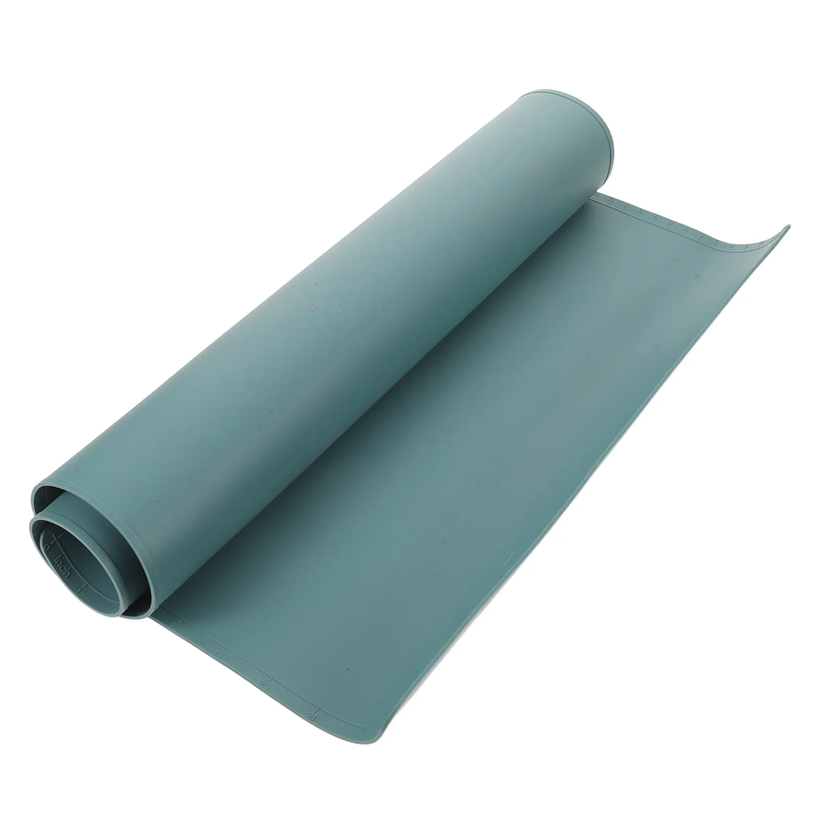 Large Silicone Dough Rolling Mat 24x16 Non Stick Pastry Baking Pad Elevated Edge Bread Cookies Pizza Fondant Pasta Making Mat