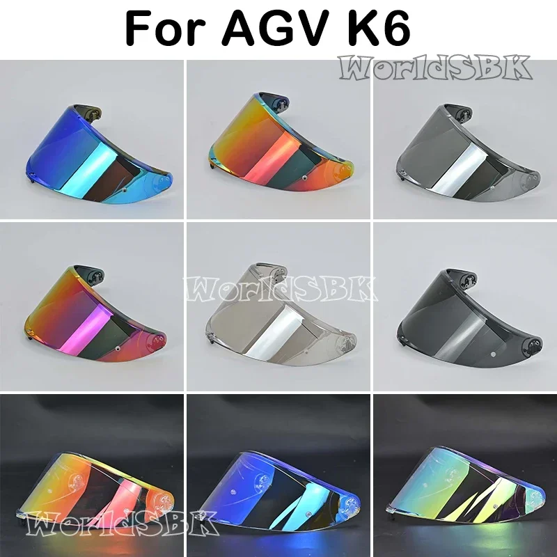 AGV 오토바이 헬멧 바이저, 야간 투시경 렌즈 케이스, AGV K6 헬멧 렌즈 앞유리 오토바이 액세서리