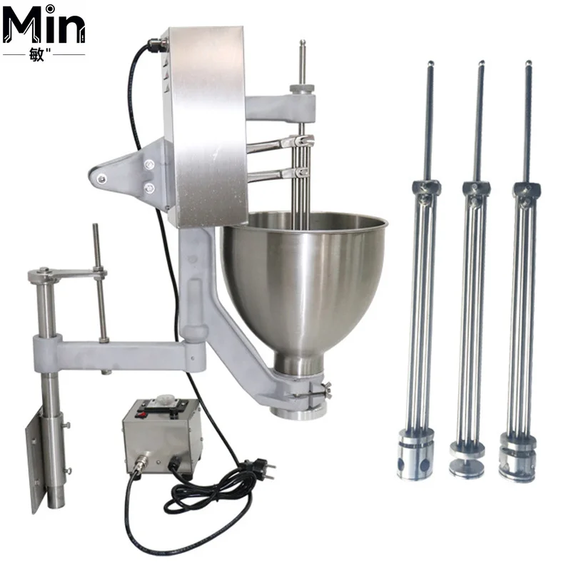 Donut Maker Head Adjustable Thickness Baking Machine With 3 Donut Ring Molds For Baguette Making