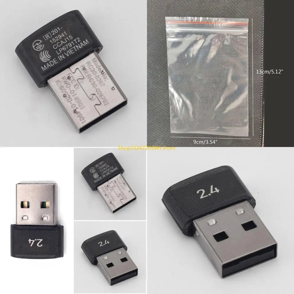 Ricevitore USB K0EA 1PC per ricevitore per cuffie da gioco wireless ManO'War 7.1