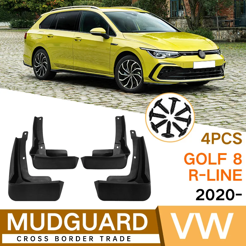 

For Golf 8 R-Line 2020-2023 Car mudguard decorative panel, tire mudguard, wheel hub mudguard Beautify car wheels auto parts