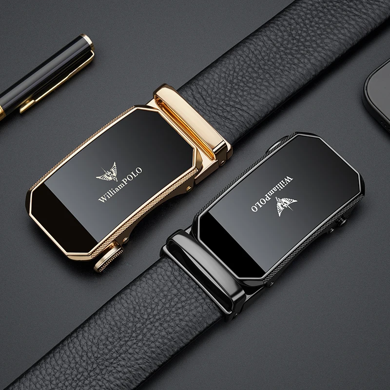 

Men's Business Automatic Buckle Leather Fashion Belt Personalized Casual Pants Belt