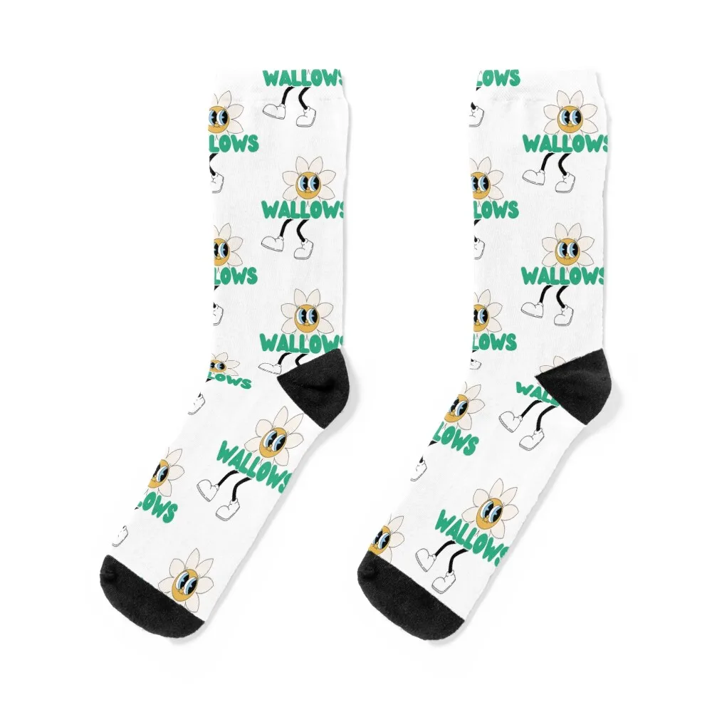 

Wallows Retro Socks Soccer christmas gift christmas gifts summer Man Socks Women's