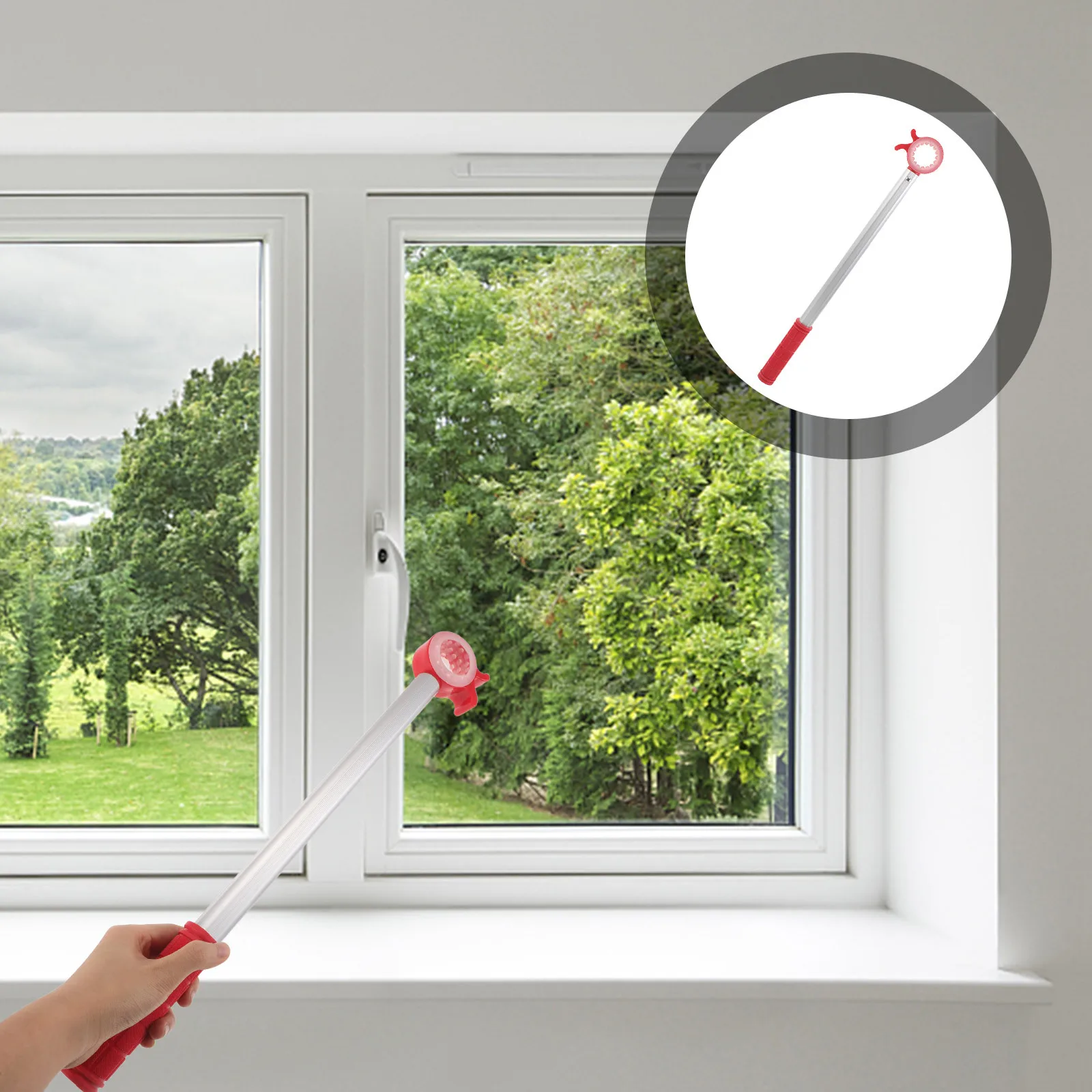 

Window Opener Rod Lightweight Push Pull Tool For Attic Loft Hatch Rv Awning Skylight Shade Pole Sash Opener Tilt Wand