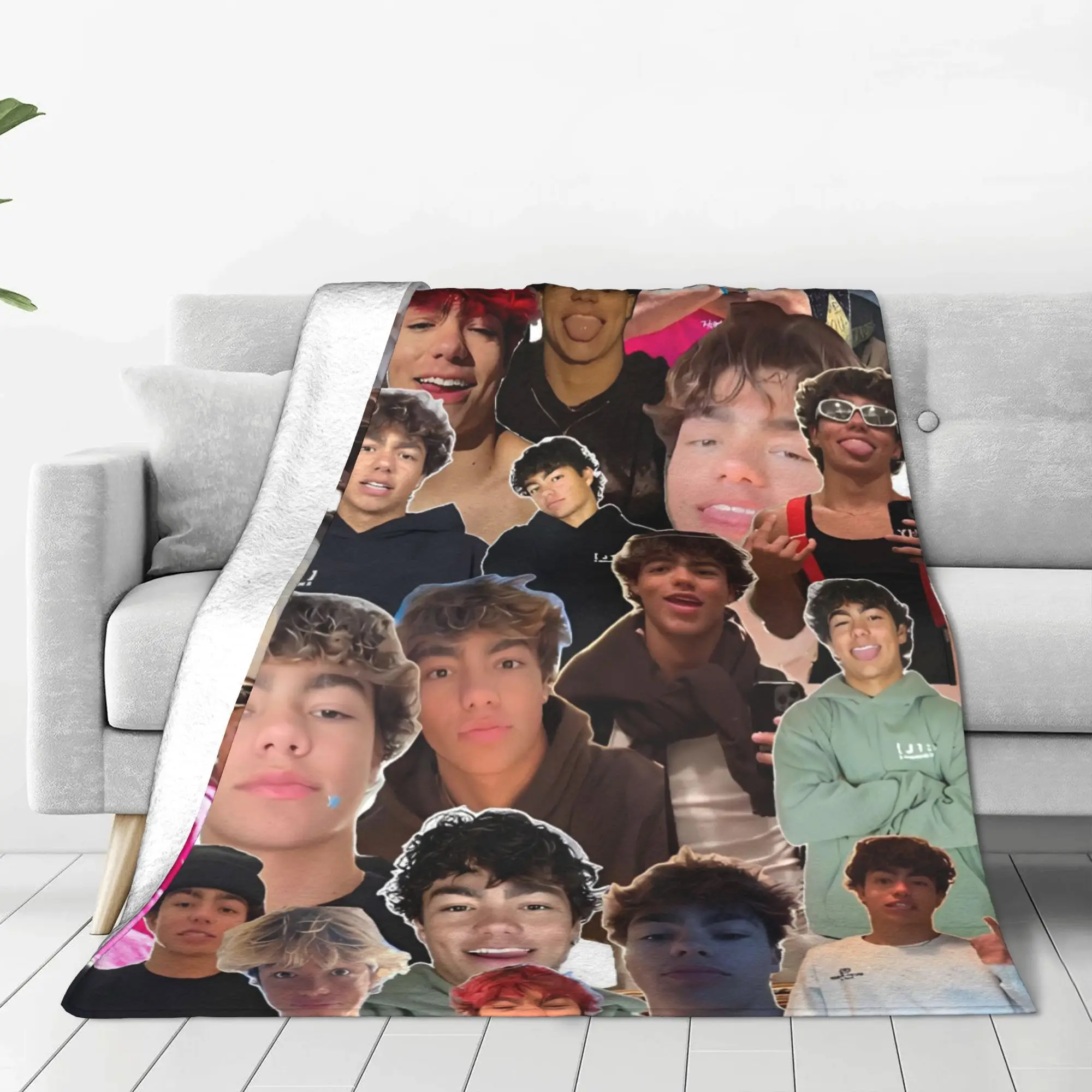 Malachi Barton American Actor Blanket Quality Soft Warm  Throw Blanket Spring Child Couch Bed Pattern Bedspread