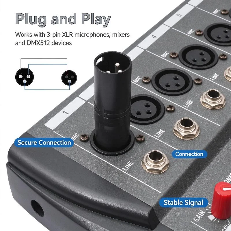 3 Pin XLR Male To Male Microphone Cable Connectors Audio Cable Plug Connector Adapter for Microphone DMX Mixer Speaker