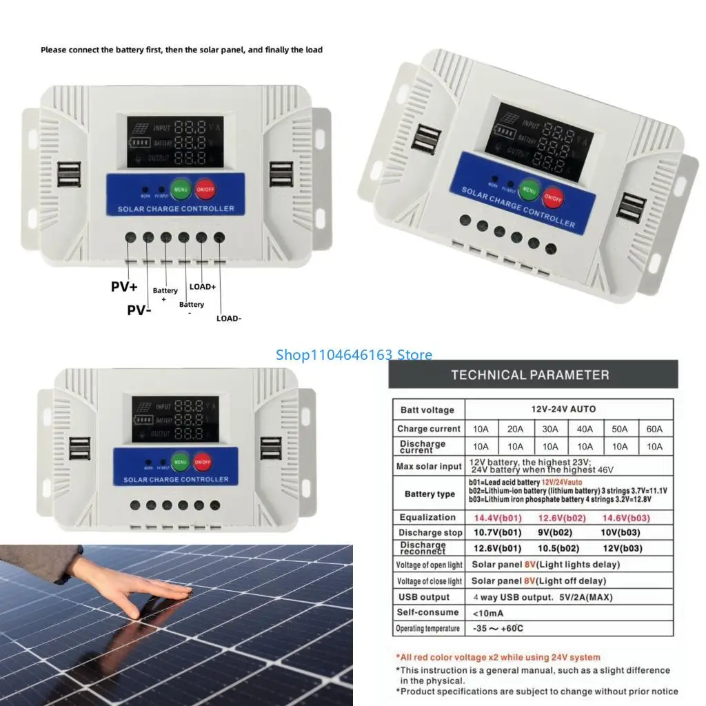 

Solar Controllers Efficient Charging Sun power Manager for Solar System