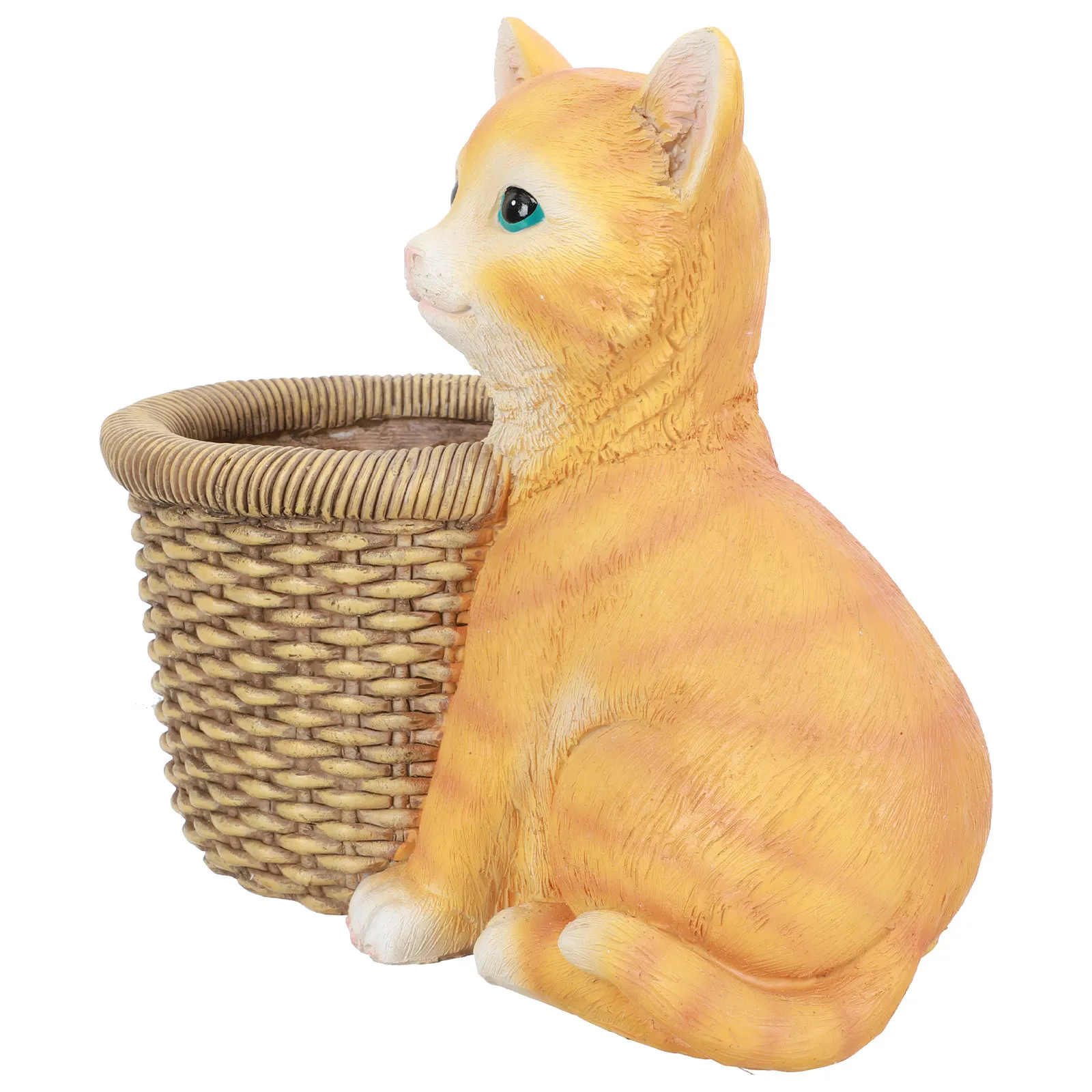 

1Pcs Exquisite Cartoon Animal Ornament Resin Plant Pot Waterproof Desktop Storage Holder for Small Plants Home Decor