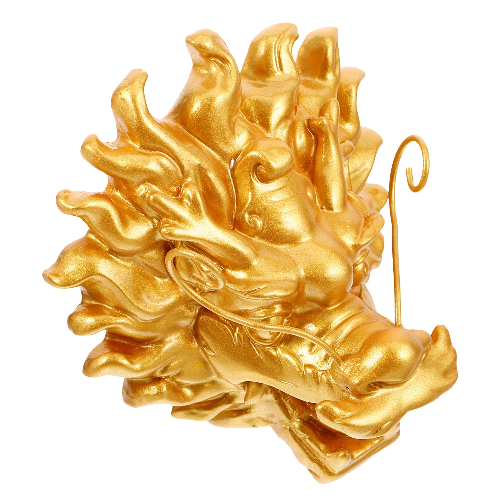 الراتنج حديقة جدار نافورة التنين الذهبي في الهواء الطلق منفذ المياه فيلا نافورة صنبور المشهد ميزة حديقة منفذ المياه