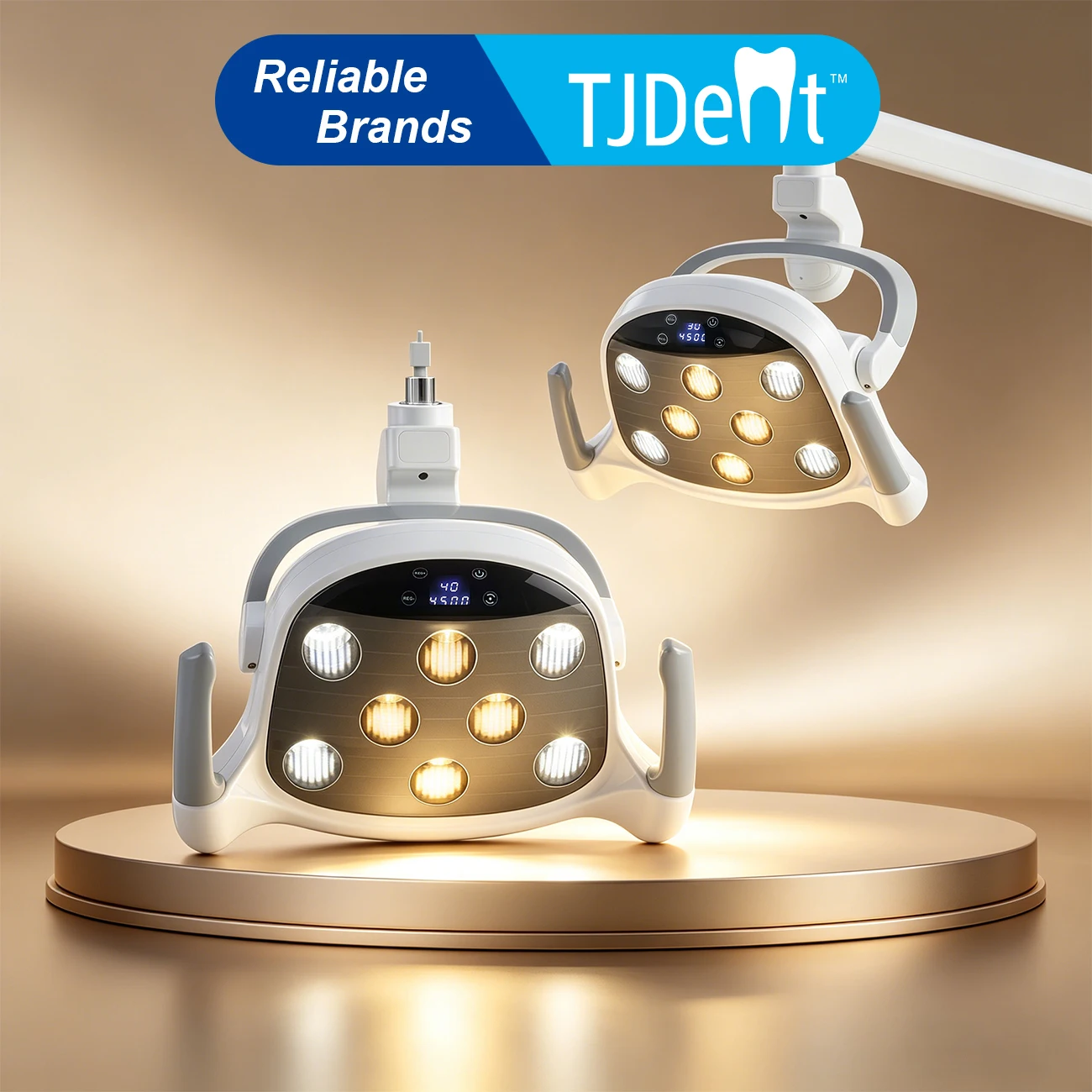 TJDent 6/8 LED Bulbs Dental Oral Operation Lamp Reflection Induction Light For Dentistry Chair Lights Appliances Dentist Tools