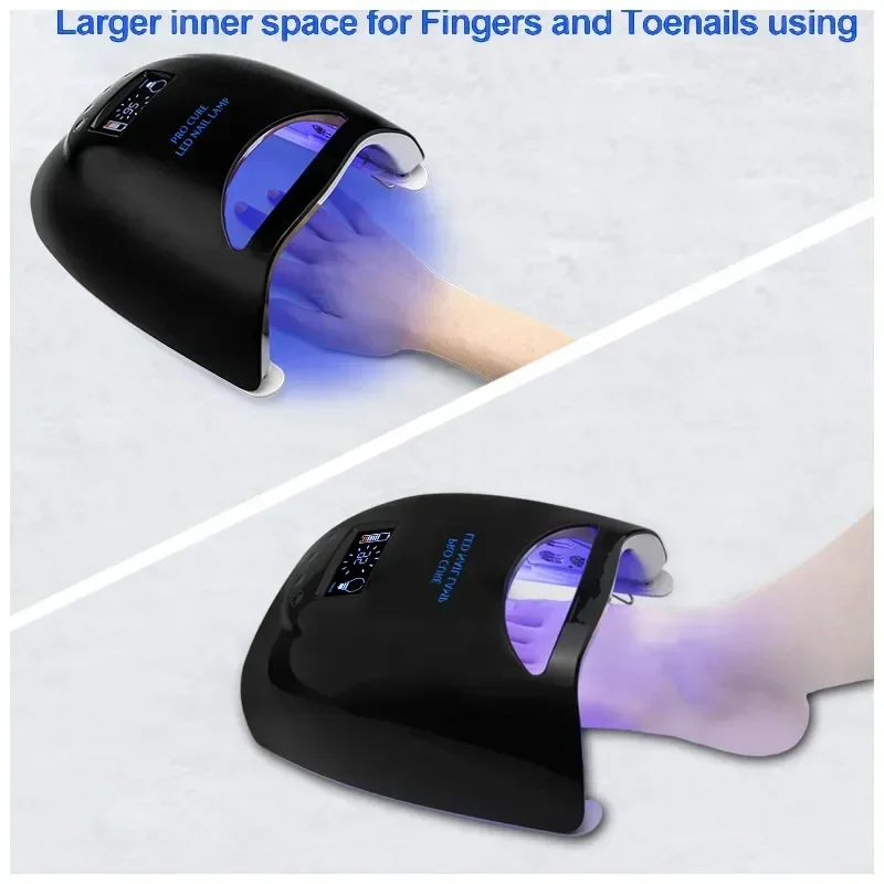 Nail Dryer LED Nail Lamp UV Lamp for Curing All Gel Nail Polish Manicure Professional Portable Wireless Nail Art Light