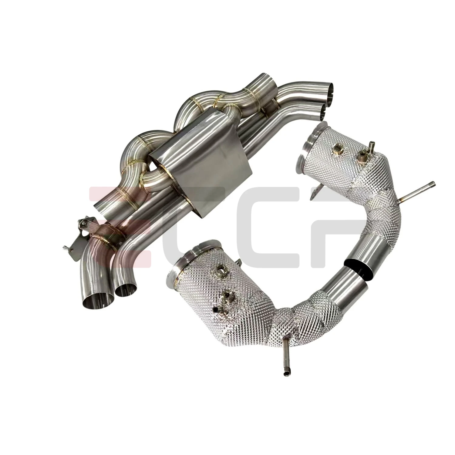 Sporty Stainless steel Complete exhaust system For Porsche 992 Aggressive Exhaust Sound Plug and Play Performance Upgrade