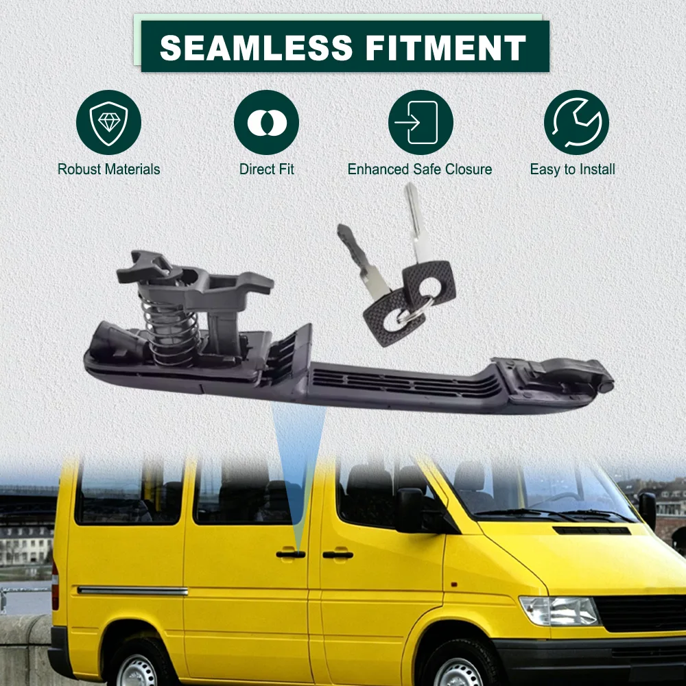 Manija Exterior de Puerta con 2 Llaves para Dodge Sprinter, Freightliner Sprinter 2500 3500, Mercedes-Benz Sprinter Vito, VW LT II