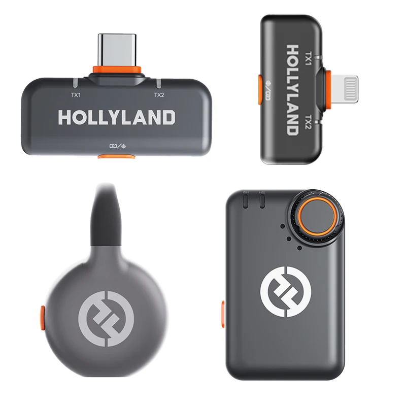 

Аксессуары для беспроводного петличного микрофона, камера/Lightning/USB-C, приемник, передатчик, зарядный чехол для Hollyland LARK M2S