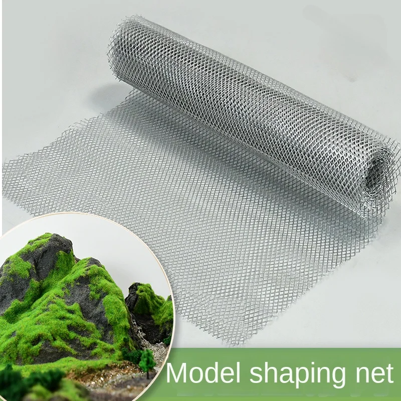 Terrain Support Molding Model Production, Metal Mesh Fence, Soldier and Human Reach Micro Scale Scene Repair and Renovation