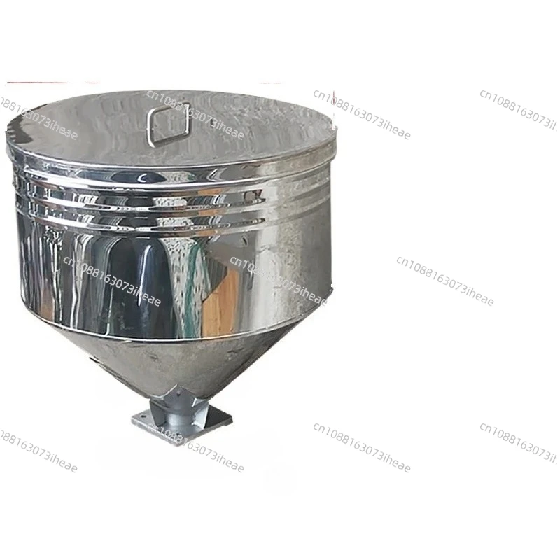 Injection molding machine stainless steel hopper cover 25kg funnel hopper loading bucket blanking device feeding and unloading