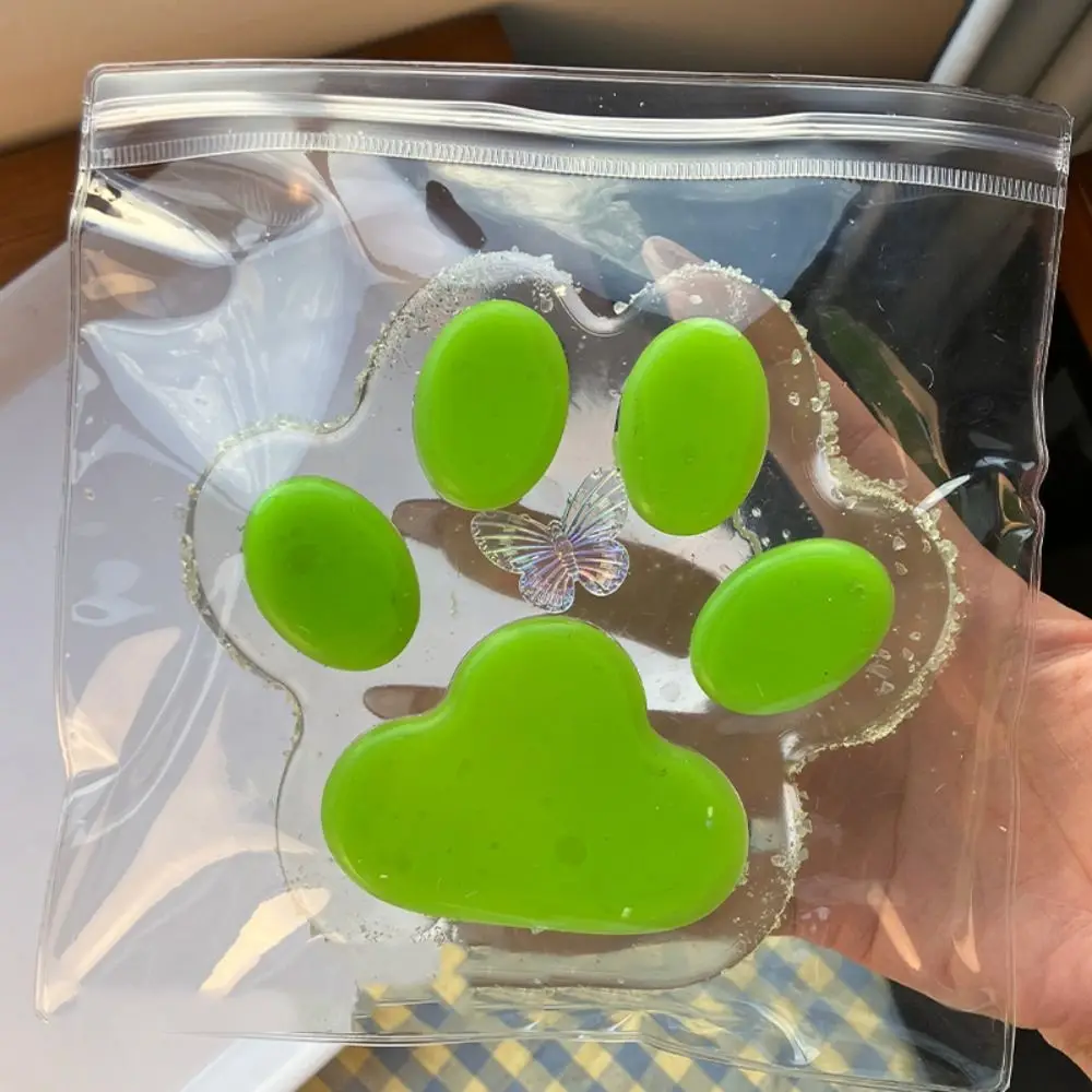 Interesująca Super Duża Zabawka do Ściskania w Kształcie Kociej Łapy, Silikonowa Zabawka Antystresowa z Kreskówką, Kolorowa Zabawka do Ściskania w Kształcie Kociej Łapy 3D, Zabawka dla Dzieci, Podstępna Lalka