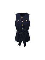 High-waisted denim shorts Y2k American dark blue women's 2026 spring and summer fashion hip-hop goth casual slim shorts - Image 6