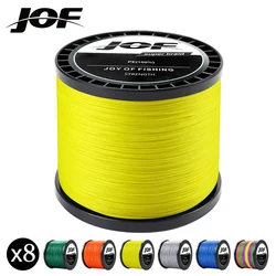 JOF Braided Fishing Line 4 Strands 1000M 500M 300M 100M Multifilament Line Carp Fishing 8-80LB PE Line Sea Fishing Braid Wire