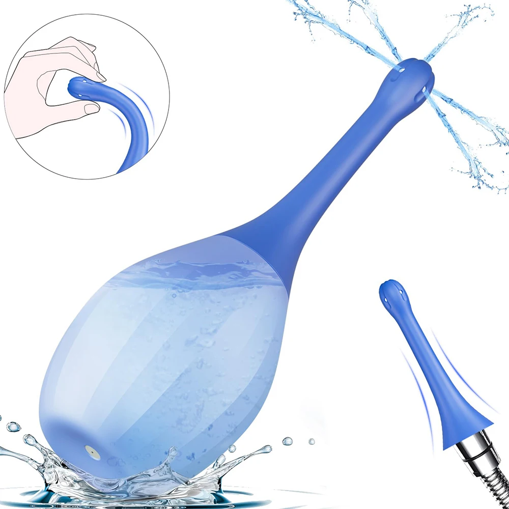 Medical Enema Irrigator Enema Bulb Syringe Anal Douche Cleaner Enema Colon Cleanse Feminine Hygiene Enemas Anal Cleaner Devices