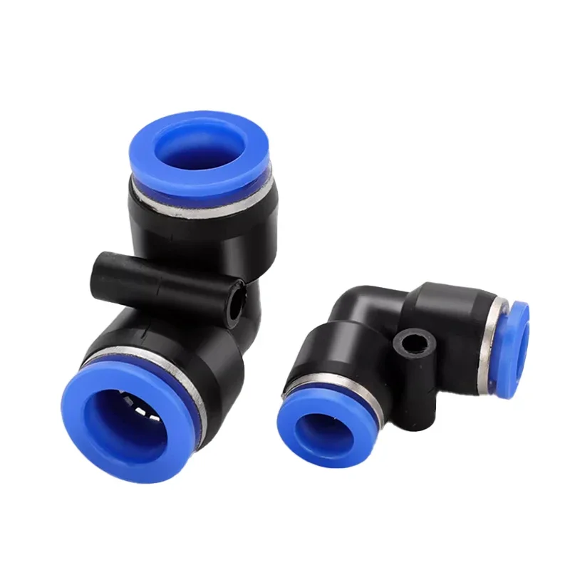 50/100/500PCS PV Premium Air Pneumatic Fittings 4mm 6mm 8mm 10mm 12mm Plastic Fitting Quick Release Couplings Pipe Connectors