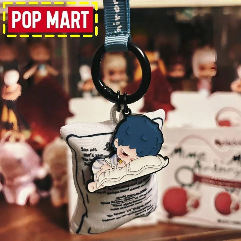 

Genuine Pop Mart Hirono Mime Artist Series Blind Box Keychains Anime Character Bag Collectible Gifts