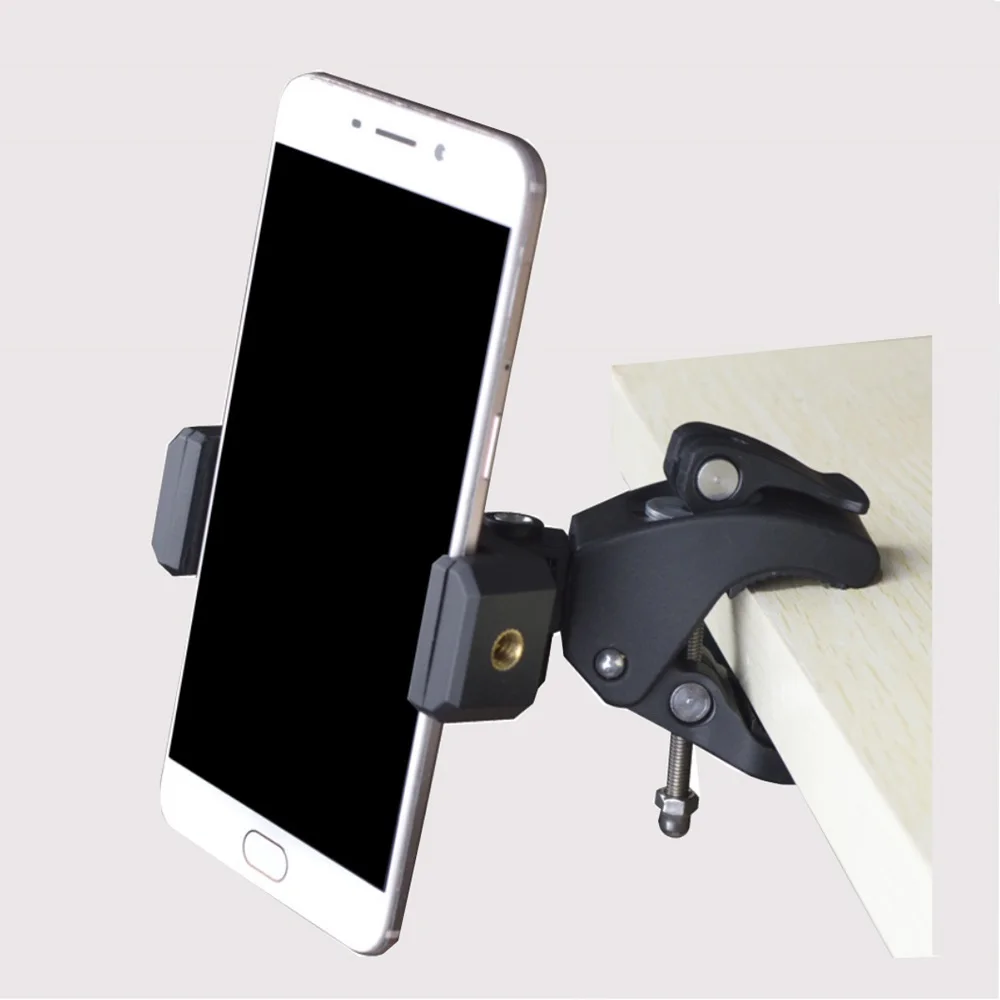 Strong Clamp for Gopro Hero 11 10 9 8 7 6 5 Black Bicycle Motorcycle Handlebar 360 Degree Tripod Mount for YI SJCAM Accessories