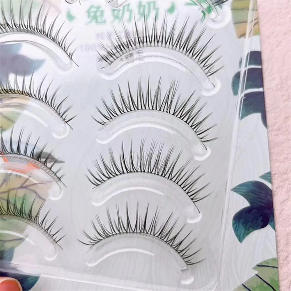 ขนตาปลอม 5 คู่ สไตล์หวาน แต่งตาสวย ขนตาแบบไขว้ ขนตาธรรมชาติ ยาว ติดทนนาน ใช้ซ้ำได้