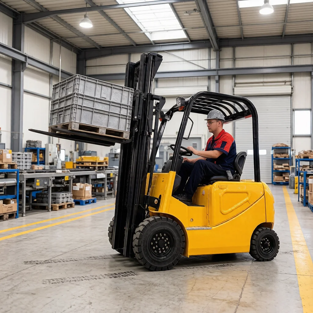 Compact Forklift Truck Small Lifting Equipment for Pallet Moving Goods Loading Stacking and Material Transfer