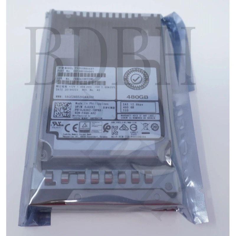 For Dell 480GB SAS 2.5