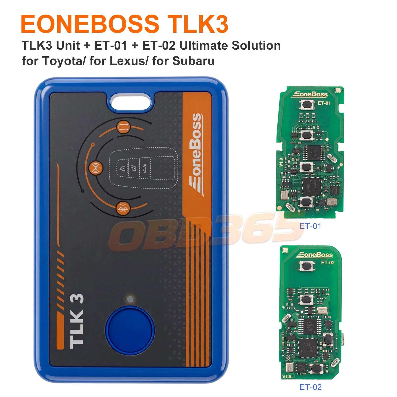 EONEBOSS TLK3 Kit Advanced Version TLK3 + ET01 + ET02 PCB Board for Toyota/ for Lexus/Subaru