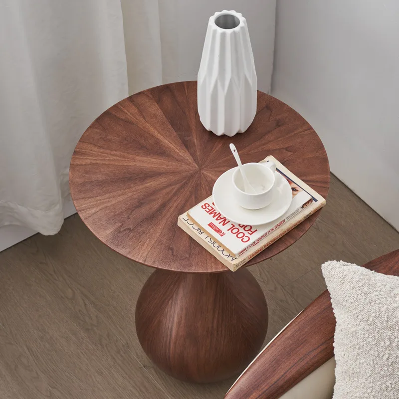 Sofa side few living room creative wrought iron high and low combination round coffee table