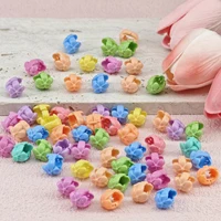 60pcs Hair Braids Beads Headwear Cute Candy Colors Plastic summer  Hair Claw Clips  Hair Accessories Loc Hair Jewelry for Braids 2
