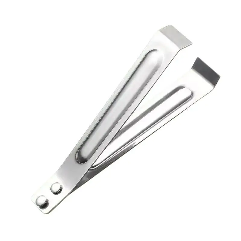 New Stainless Steel Garlic Peeling Clip Ergonomic Design One Piece Structure For Home Kitchen Restaurant Daily Cooking