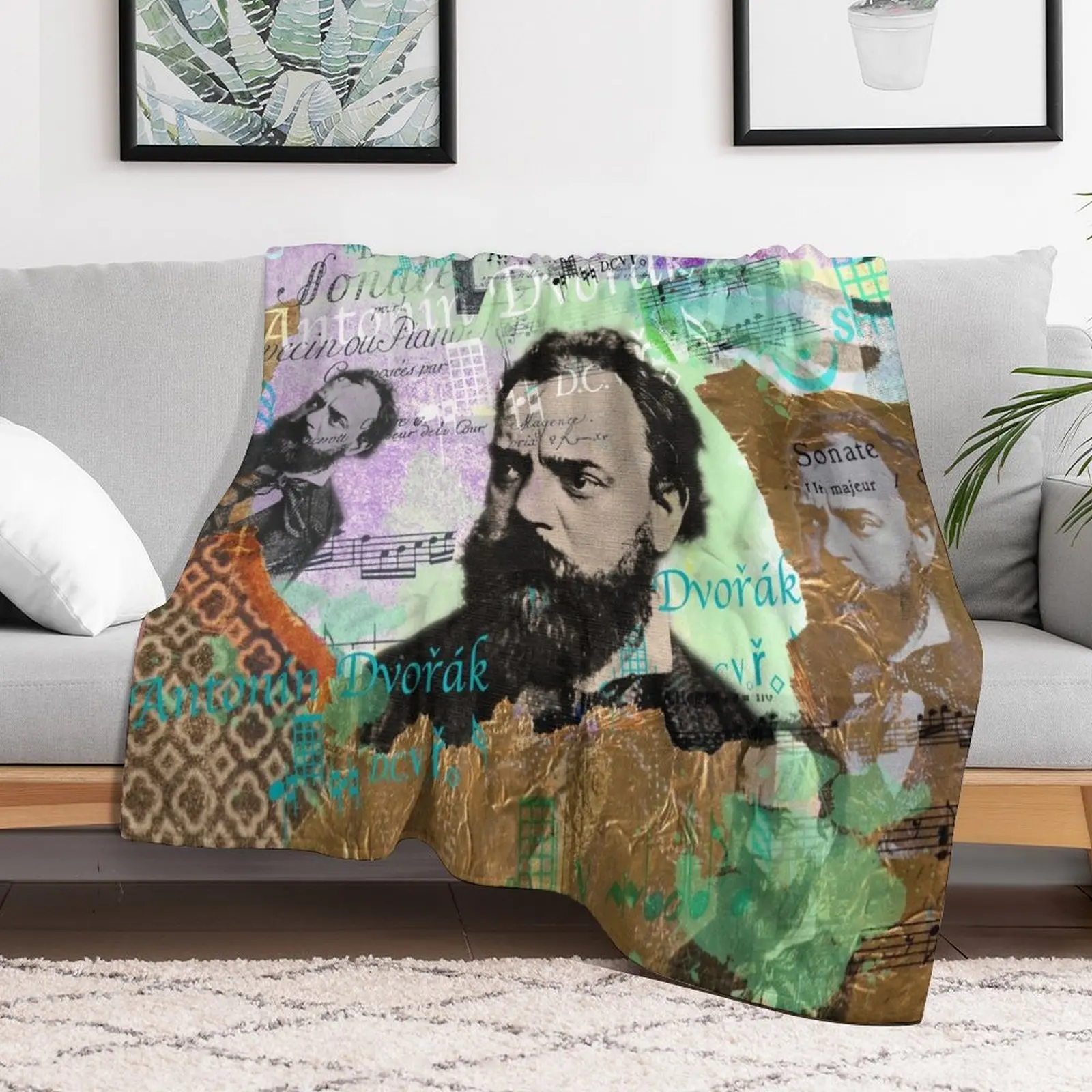 with which the Czech composer Anton Dvo?Ã¡k made his breakthrough. The musician had a lifelong friendship with Joh Throw Blanket