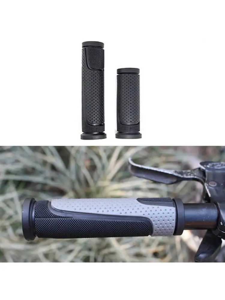 AliExpress NONE Bike Anti-skid Ahock Absorption Handlebar Grips Glove Long/Short Bicycle Handlebar Grips For 22.2 Mm Bars Anti-slip