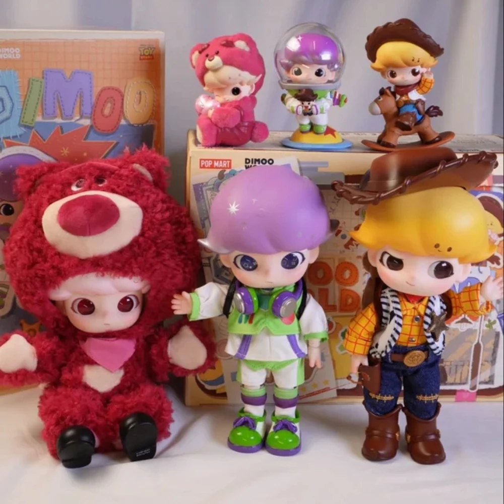 新しいPOP MART DIMOO WORLD X PIXAR トイ・ストーリー 1/8 アクション