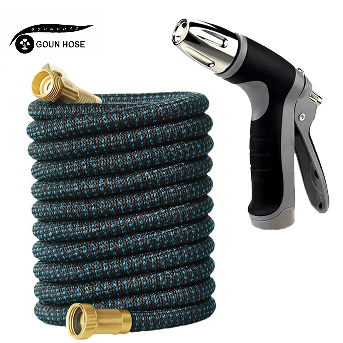 

Expandable Garden Hose Magic Car Hose Gun, High-Pressure Car Wash Water Gun Garden Watering Hose, Gardening Irrigation Tool