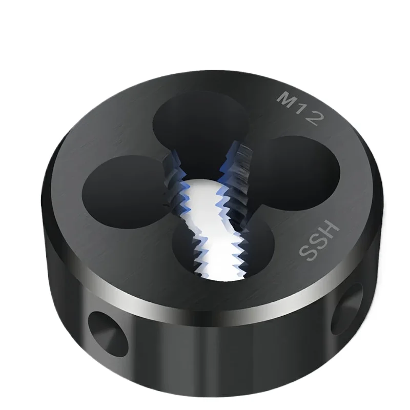 HSS Mão Direita Thread Mold, Metal Thread Tool, Tapping Repair Tool, M1-M13, 1Pc