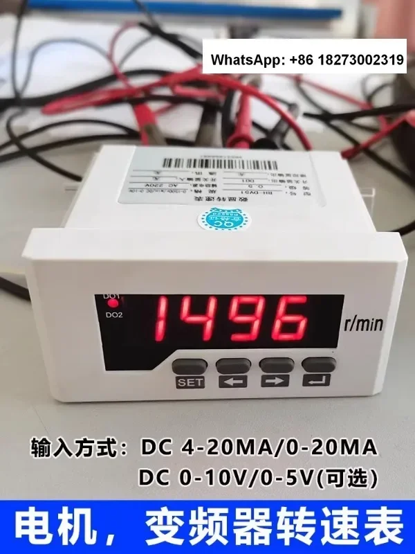 

Variable frequency drive tachometer digital display 0-10V frequency meter motor Hertz meter speedometer display