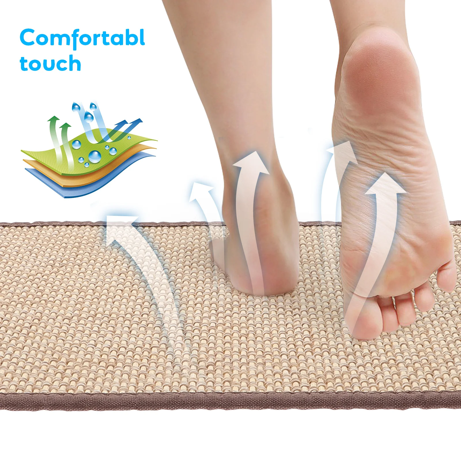 

Bamboo Woven Seat Cushion Floor Mat For Home Living Room Bedroom Yoga Meditation Indoor Sitting Pad Premium Handmade Cooling