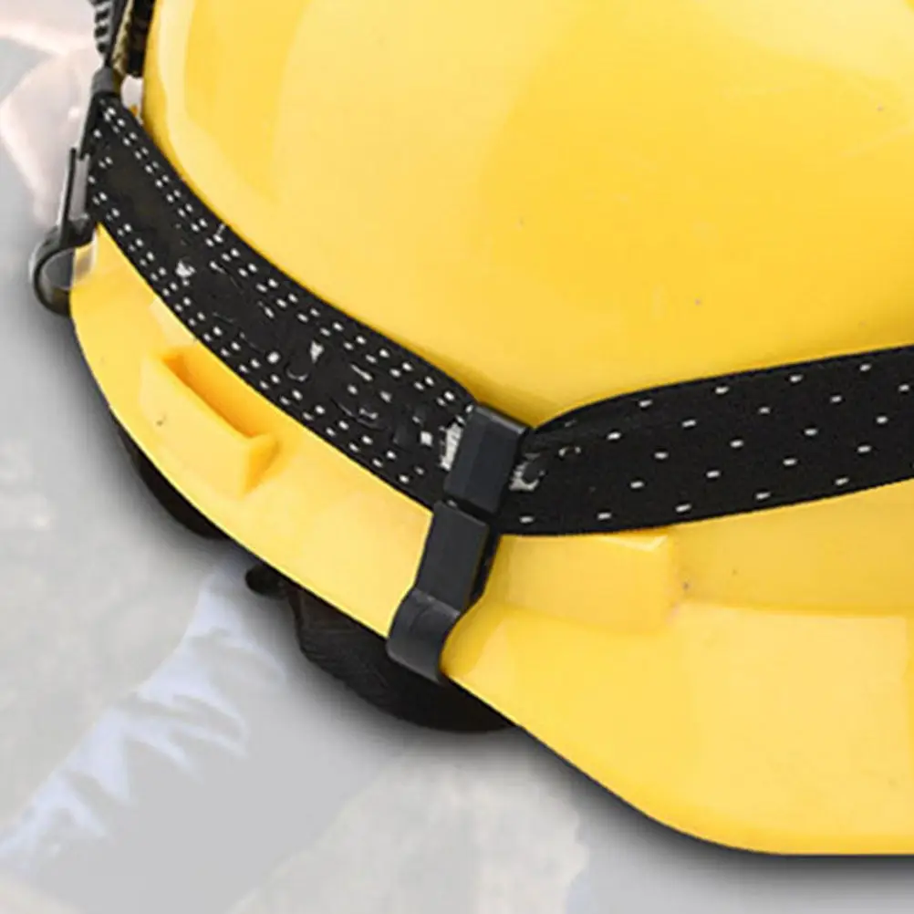 

50Pcs Headlamp Hooks Clips Strong Hard Hat Clips Safety Headlight Clip Work Hardhat Clip for Outdoor Use