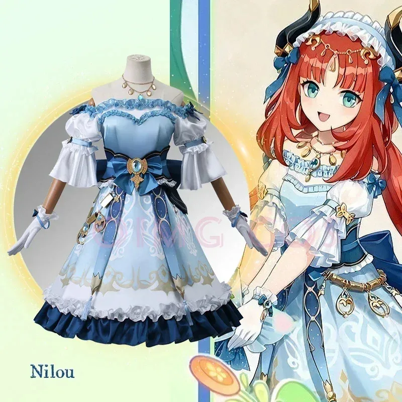 nilou-コスプレ衣装原神インパクトカーニバル制服かつらアニメハロウィンコスチューム女性ゲーム