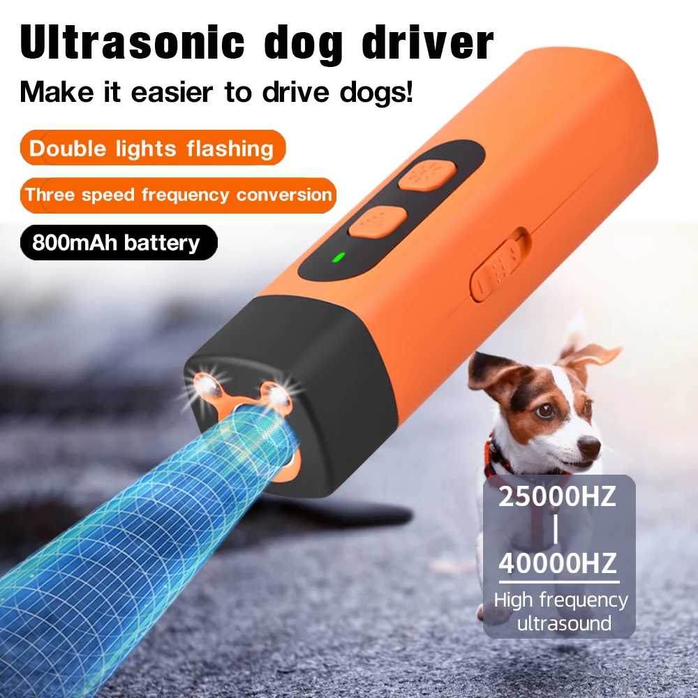 High Power Dog Deterrent Outdoor Animal Repeller Garden Dog Chaser Durable Single Head Waterproof Ultrasonic Repeller