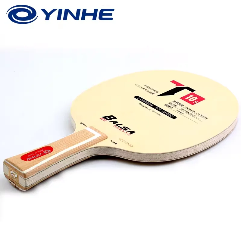 YINHE T-11S/10S Tischtennisschläger Balsa Leichtgewicht Carbonfaser T11 Klinge Original Galaxy Design Tischtennisschläger für Sport – Detail 9