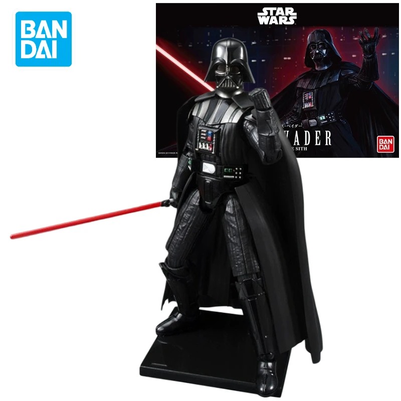 In Stock Bandai Star Wars Darth Vader Assembly Model 1/12 Animation Action Figure Toy Gift Collection Hobby